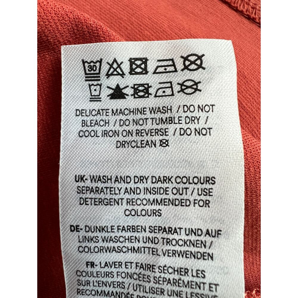 BODEN WOMENS SIZE 10R SIDE RUCHED STRETCH KNIT JERSEY MIDI DRESS RED NEW - Picture 14 of 15